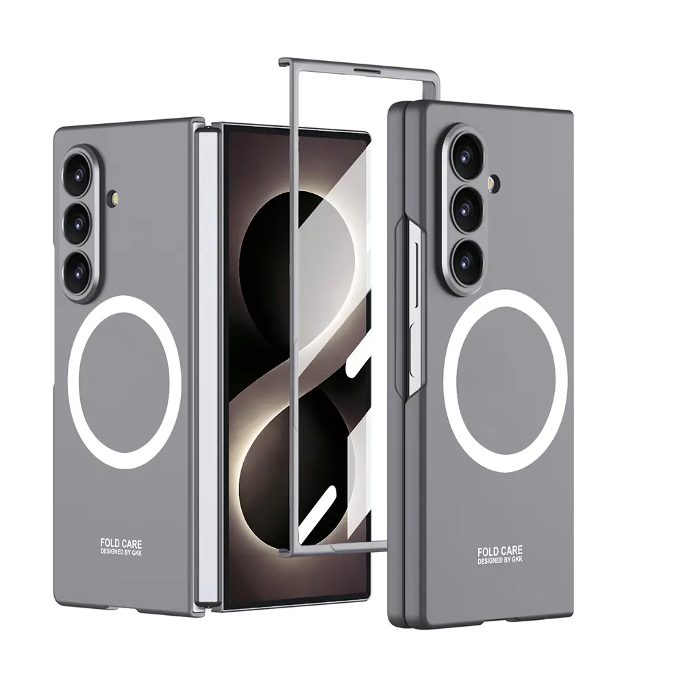 Galaxy Z Fold 8 Ultra Kılıf Wireless Şarj Özellikli Zore Kıpta M-safe Kapak