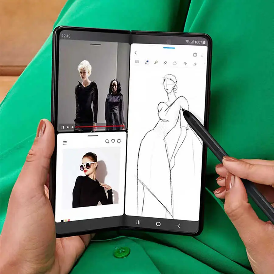 Galaxy Z Fold 3 Wiwu Dokunmatik Çizim Kalemi, 4096 Seviye Hassasiyet