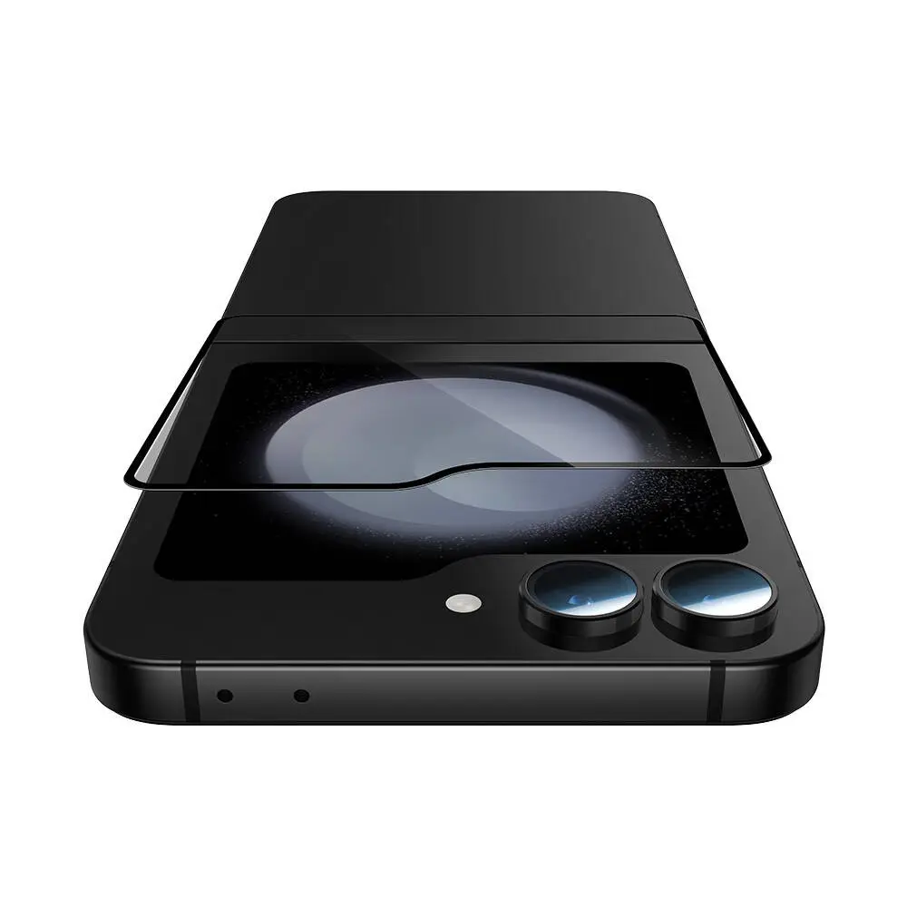 Galaxy Z Flip 6 Ekran Koruyucu, Uygulama Aparatlı Temperli Cam - Benks Ultra Shield