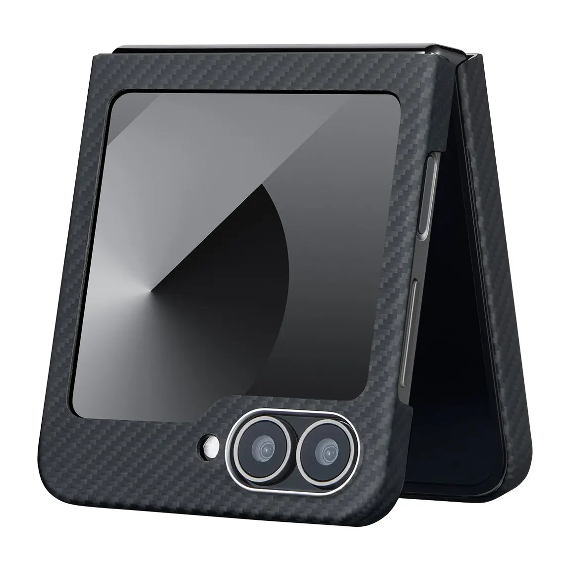 Galaxy Z Flip 6 MagSafe Uyumlu Aramid Fiber Kılıf - Pitaka Ultra-Slim Classic