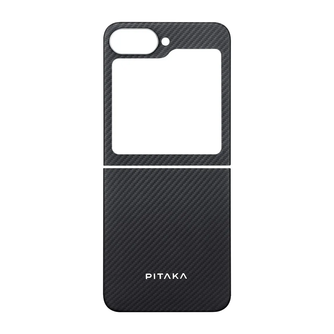 Galaxy Z Flip 6 MagSafe Uyumlu Aramid Fiber Kılıf - Pitaka Ultra-Slim Classic