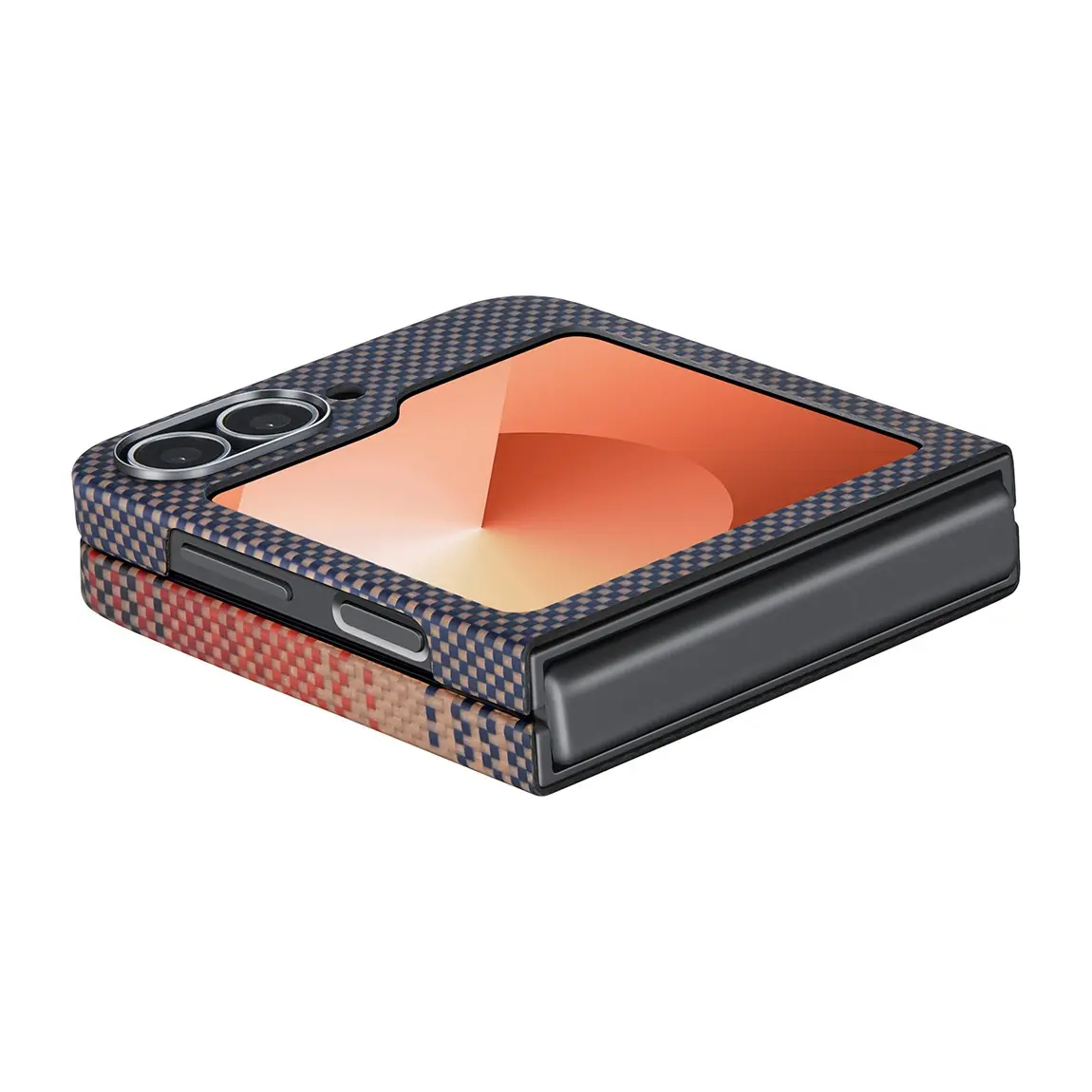 Galaxy Z Flip 6 MagSafe Uyumlu Aramid Fiber Kılıf - Pitaka Sunset