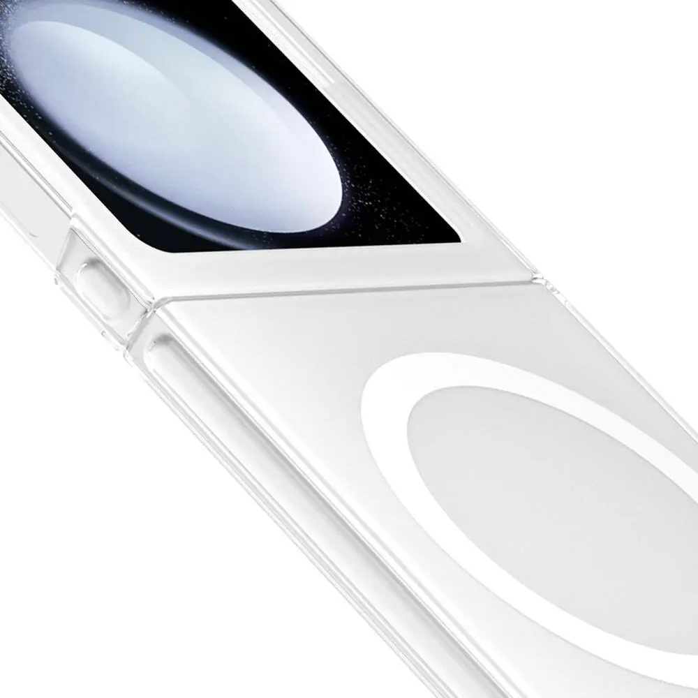 Galaxy Z Flip 6 MagSafe Uyumlu Şeffaf Kılıf - Youngkit Crystal Shield