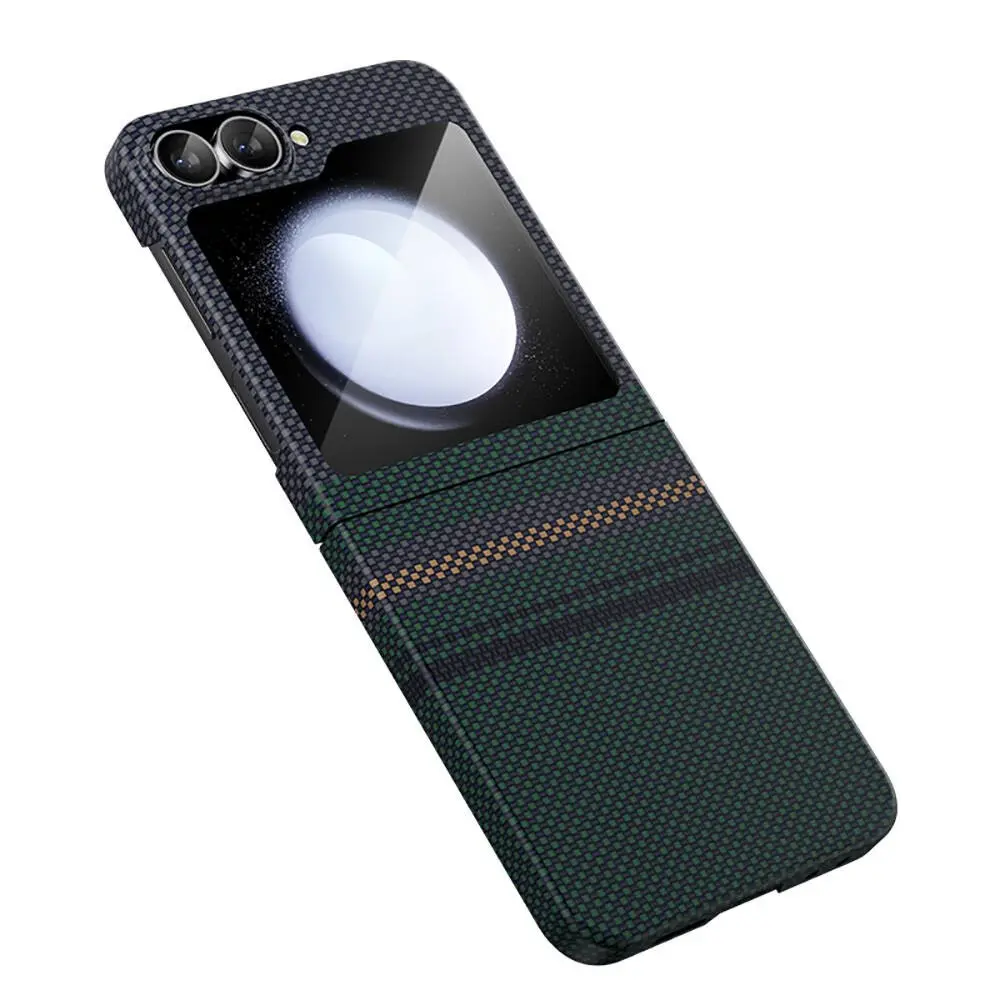 Galaxy Z Flip 6 Kevlar Karbon Fiber Tasarımlı Kılıf - Benks Aurora ArmorAir