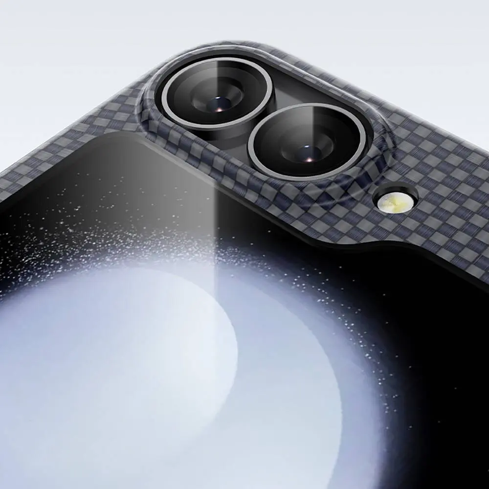 Galaxy Z Flip 6 Kevlar Karbon Fiber Tasarımlı Kılıf - Benks Aurora ArmorAir