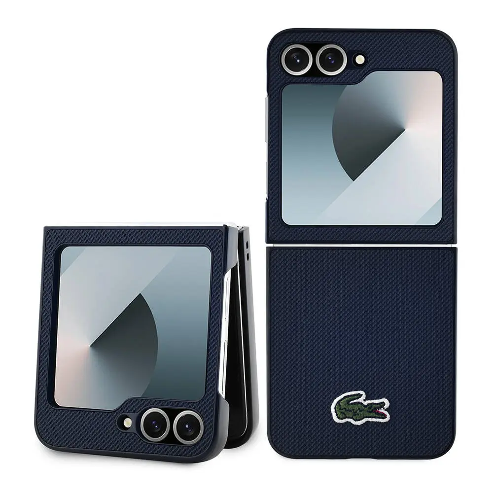 Galaxy Z Flip 6 MagSafe Uyumlu Pike Desenli Kılıf - Lacoste