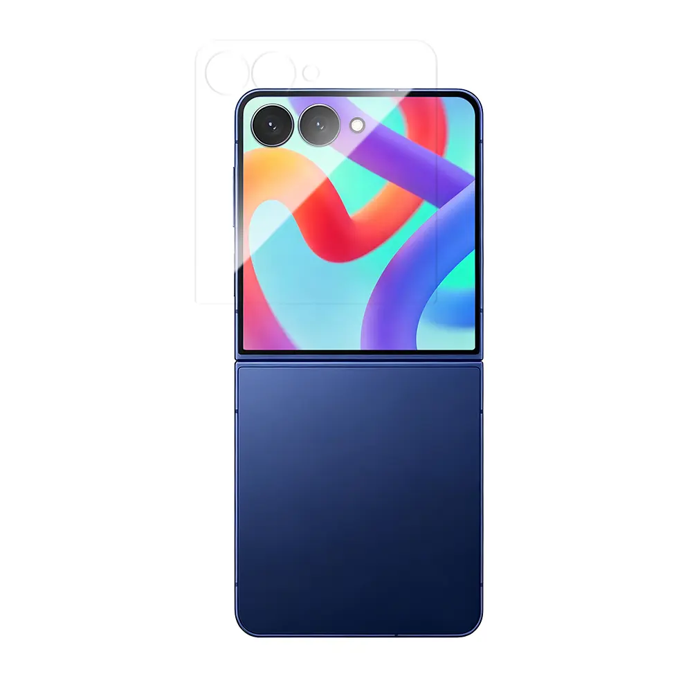 Galaxy Z Flip 7 Ekran Koruyucu Temperli Cam - Mohseven Sapphire Coating
