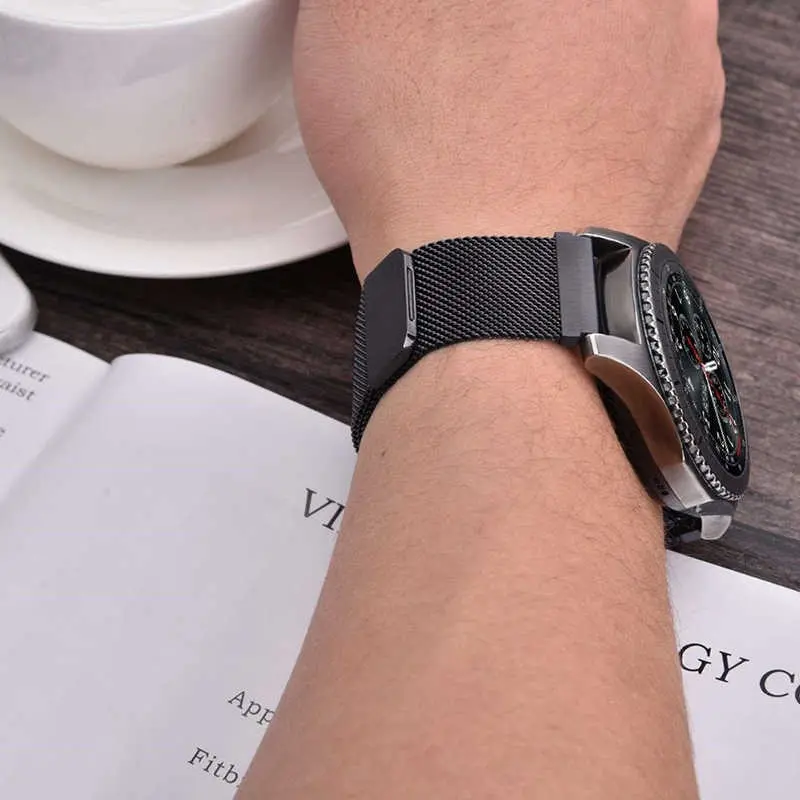 Gear S2 20mm Metal Saat Kordonu - Zore KRD-12
