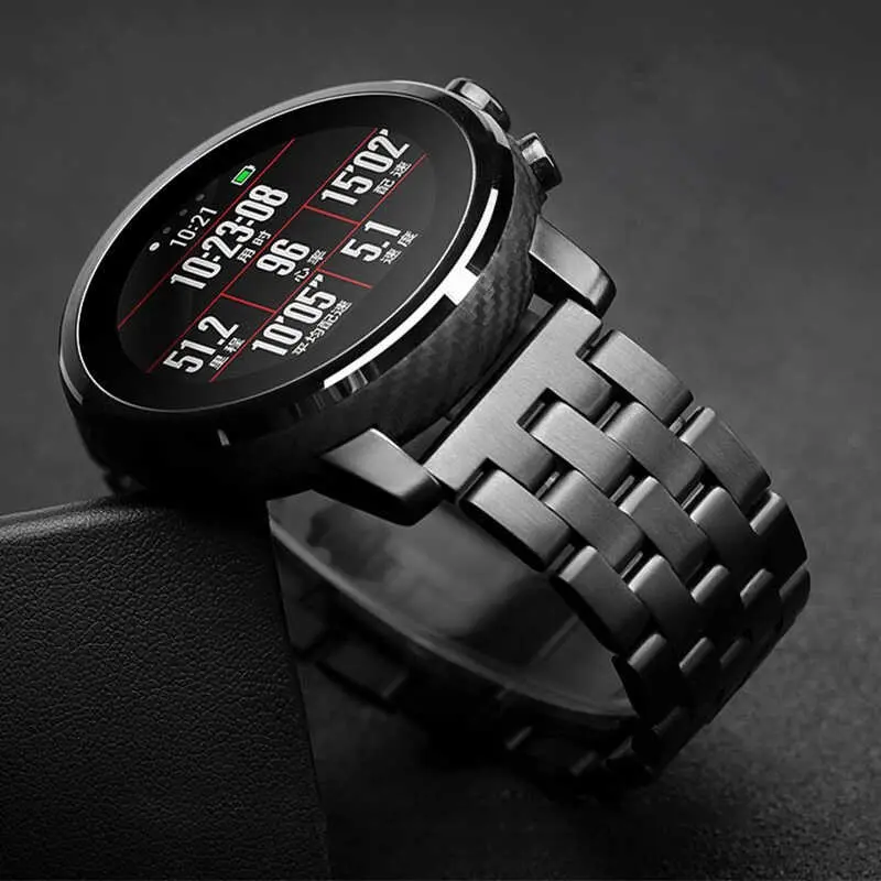Gear S2 20mm Metal Saat Kordonu, Katlamalı Klipsli - Zore KRD-20