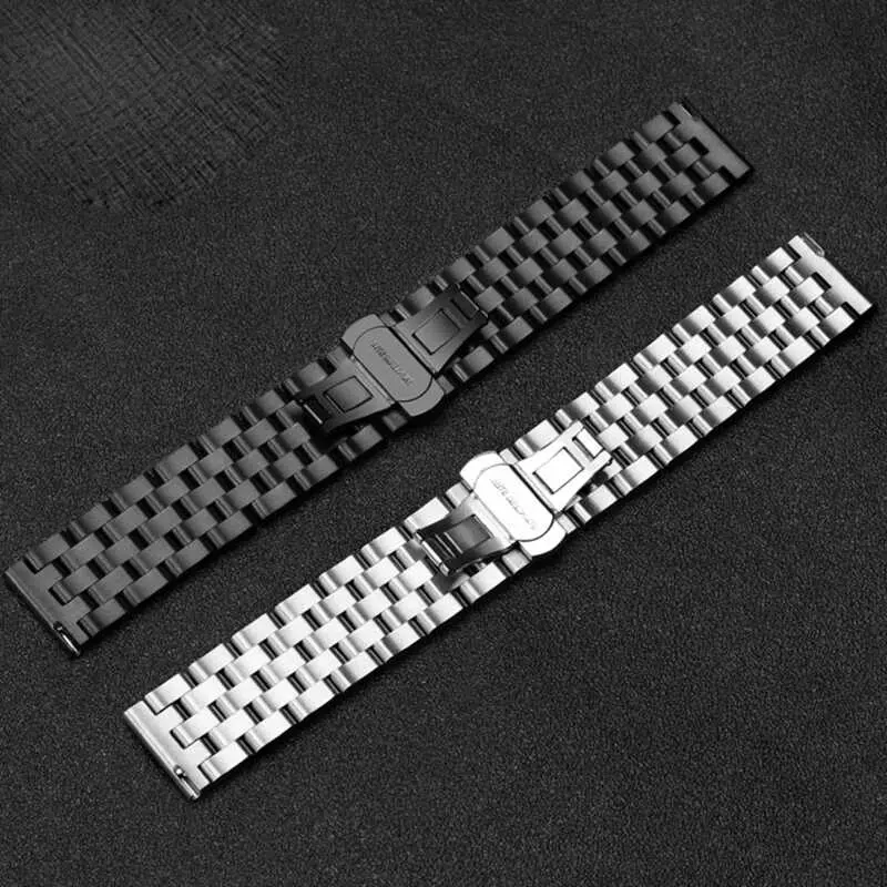 Gear S2 20mm Metal Saat Kordonu, Katlamalı Klipsli - Zore KRD-20