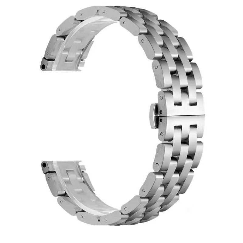Gear S2 20mm Metal Saat Kordonu, Katlamalı Klipsli - Zore KRD-20