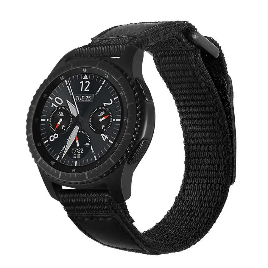 Gear S3 22mm Naylon Örgü Saat Kordonu - Zore Magic