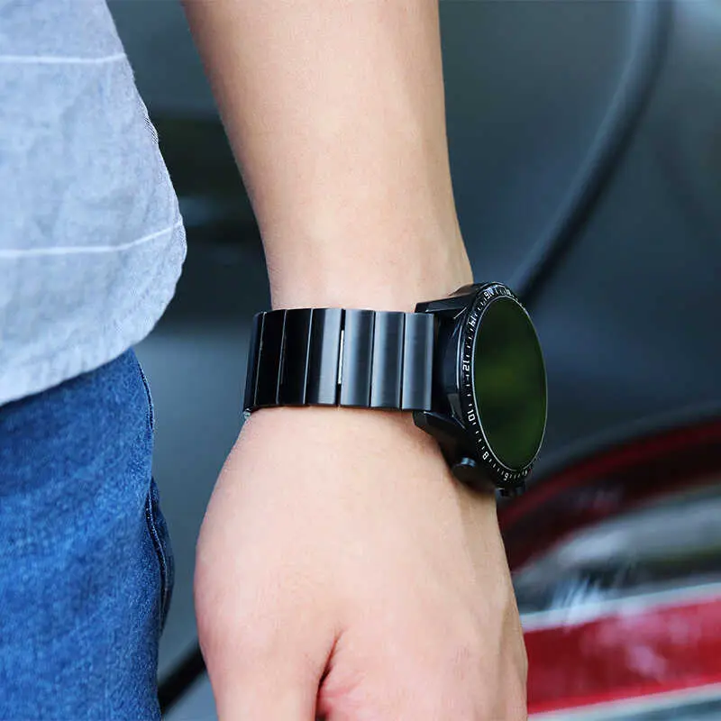 Gear S3 22mm Metal Saat Kordonu, Katlamalı Klipsli - Zore KRD-16