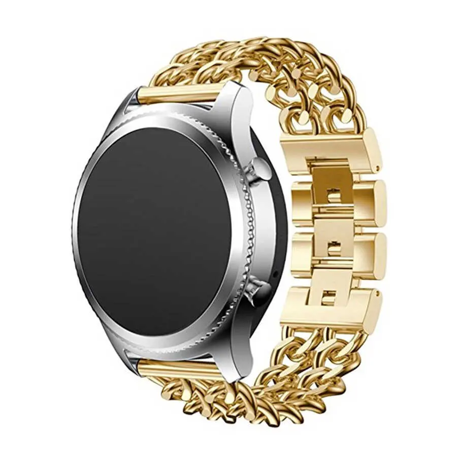 Gear S3 22mm Metal Saat Kordonu, Ayarlanabilir - Zore KRD-17