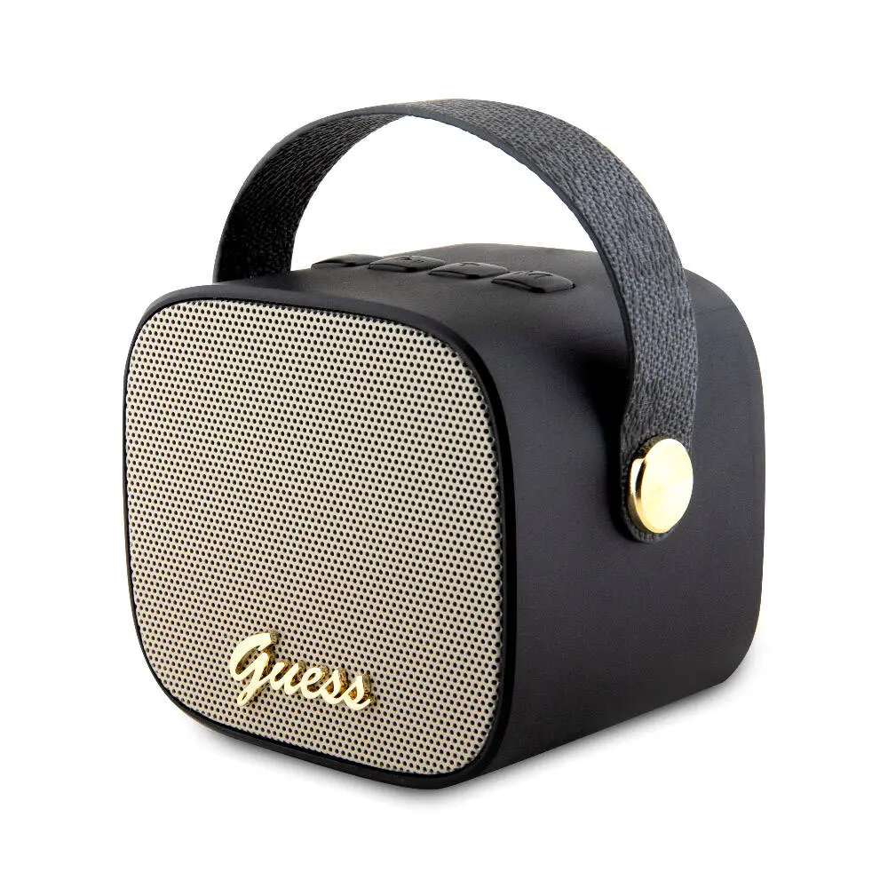 Guess Askılı PU Deri Bluetooth Hoparlör, 5W ve 1200 mAh