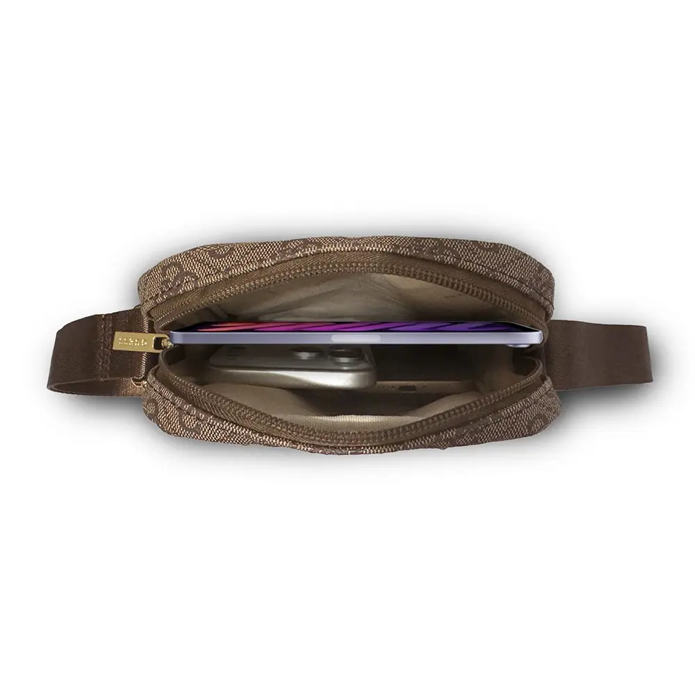 Guess Lisanslı 8 inç Fermuarlı Çapraz Askılı Tablet Çantası