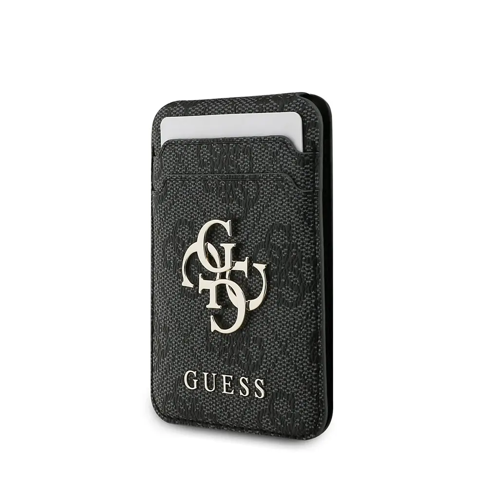 Guess Lisanslı PU Deri 4G Desenli Standlı Manyetik Kartlık
