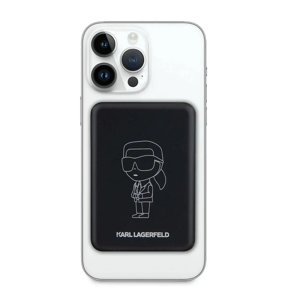 Karl Lagerfeld MagSafe Manyetik Powerbank 5000 mAh, 15 W Kablosuz Şarj