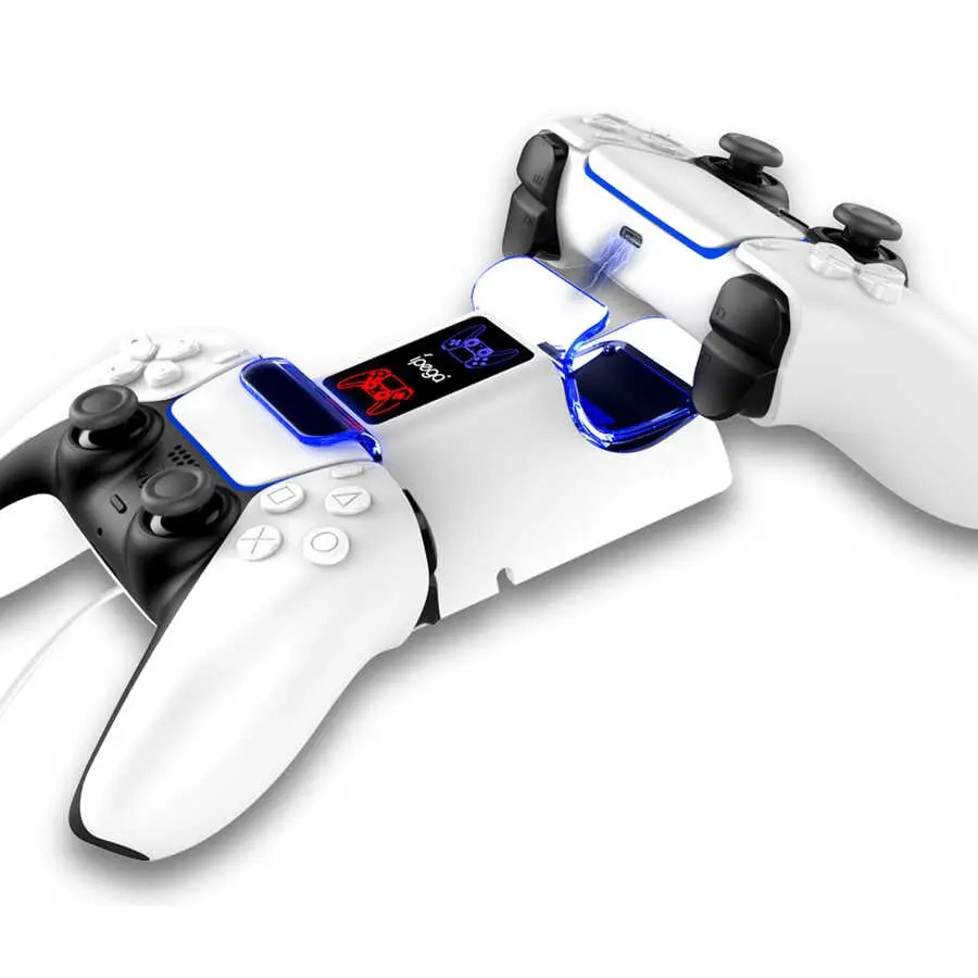iPega PG-P5003 PlayStation 5 DualSense Şarj İstasyonu, 2 Kollu