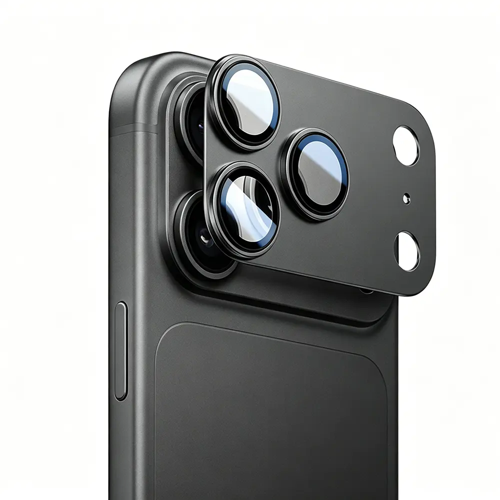 iPhone 18 Pro Max Safir Alüminyum Kamera Lens Koruyucu - Mohseven Sapphire