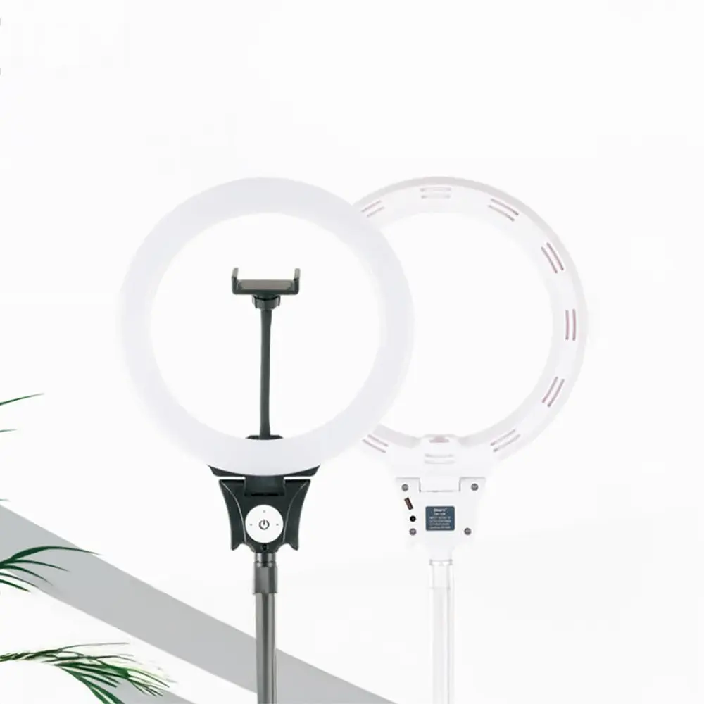 Jmary FM-12R Kumandalı 30 cm Işıklı Telefon Tutucu Ring Light