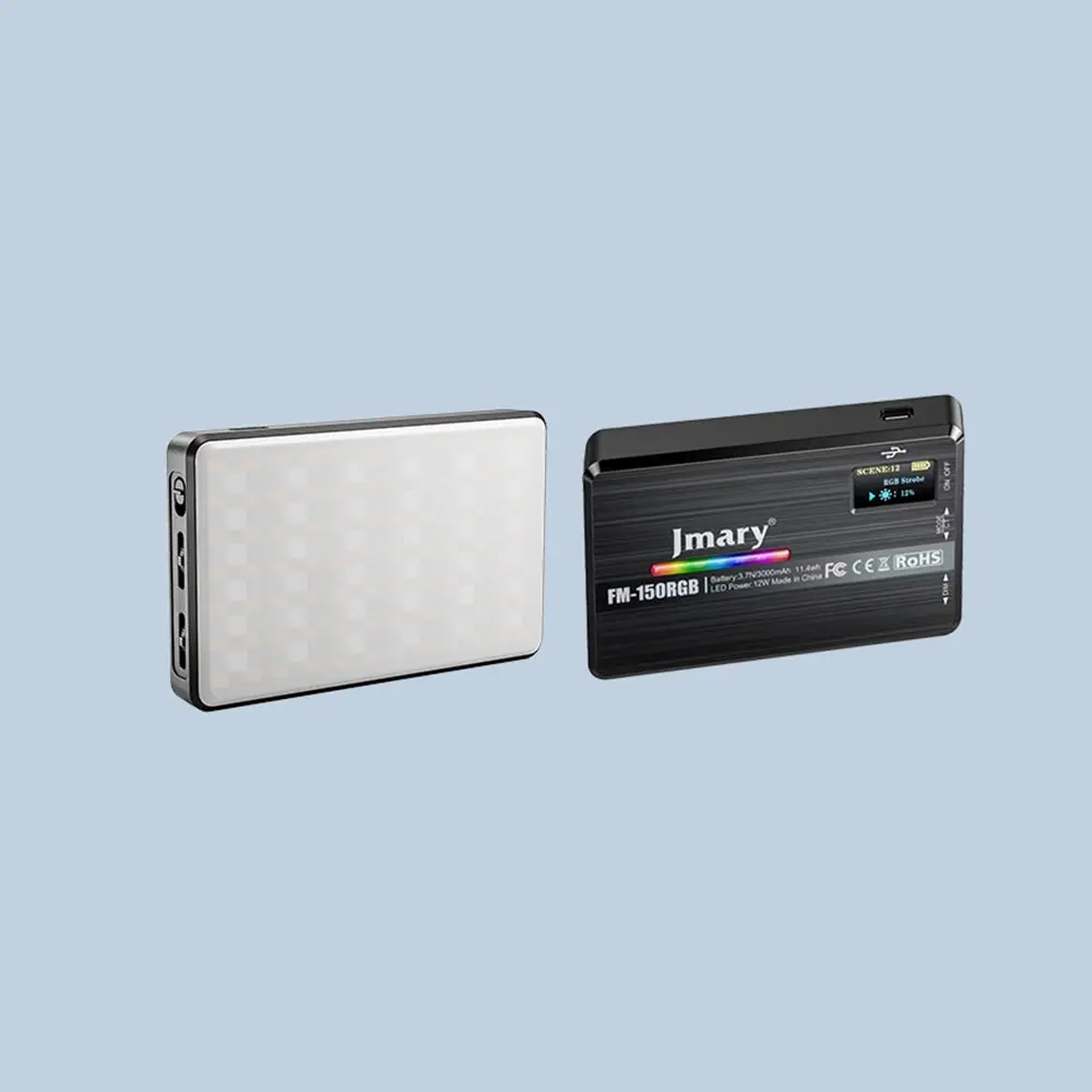 Jmary FM-150RGB RGB LED Telefon ve Kamera Üstü Video Işığı