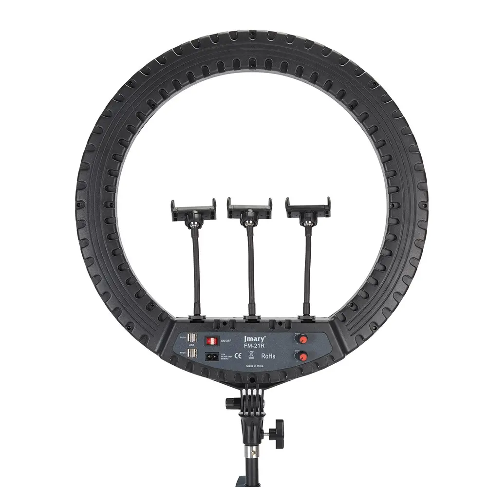 Jmary FM-21R Uzaktan Kumandalı 52 cm Işıklı Telefon Tutucu Ring Light
