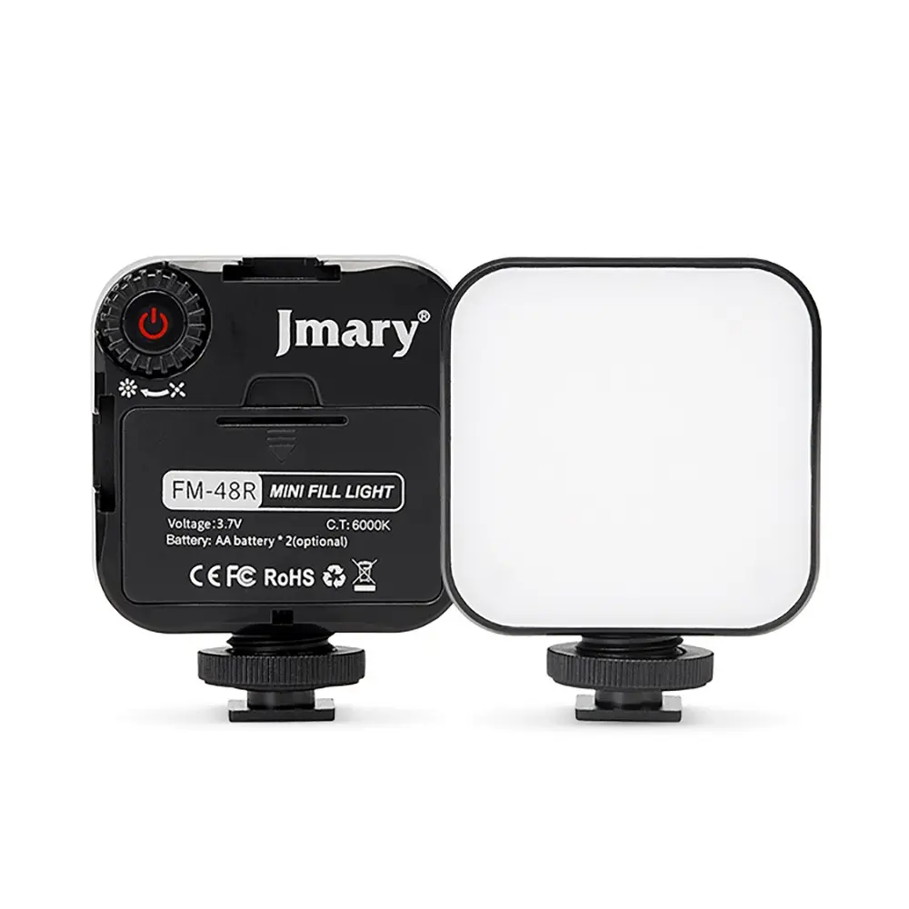 Jmary FM-48R Mini Fill Light, Pilli Telefon ve Kamera Üstü Aydınlatma