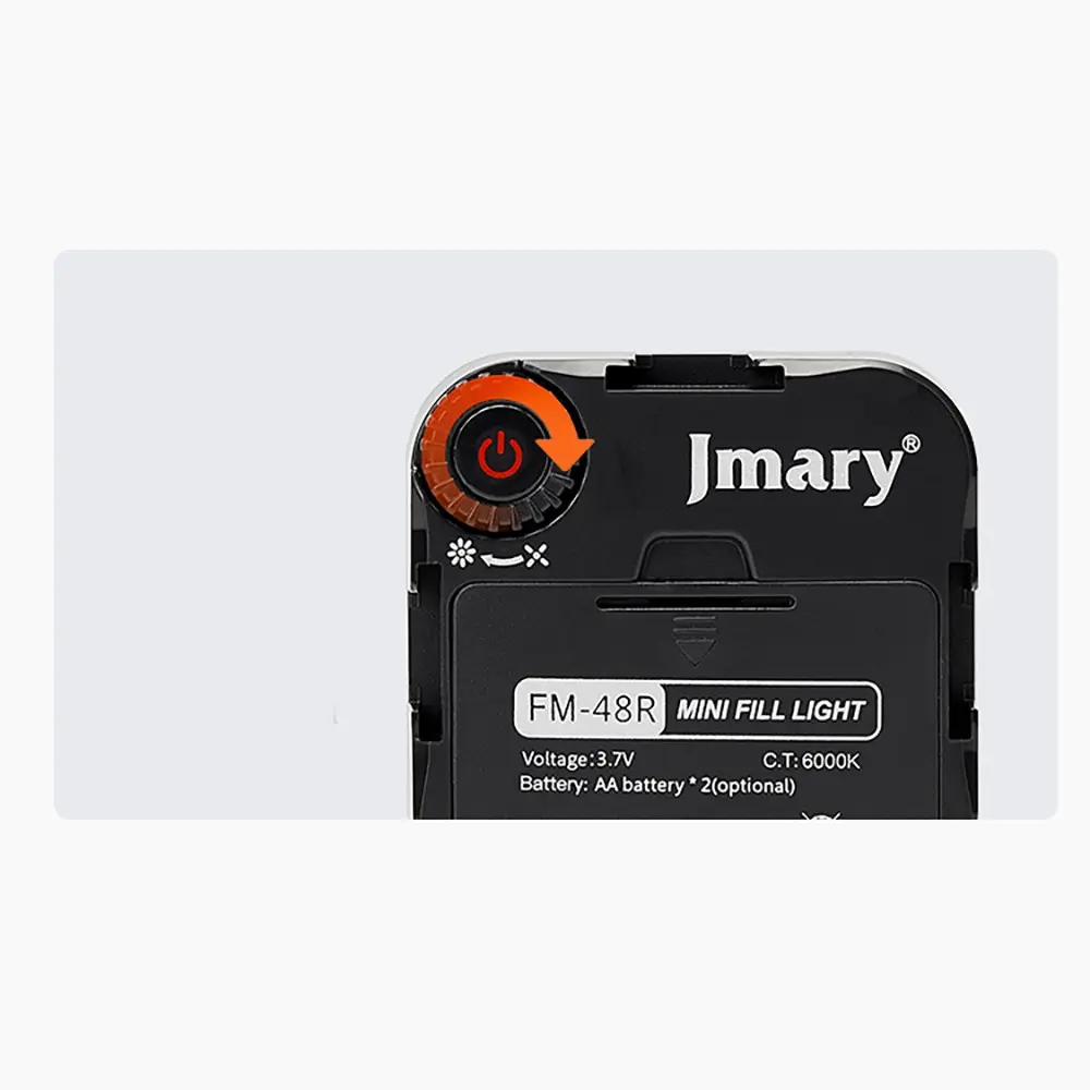 Jmary FM-48R Mini Fill Light, Pilli Telefon ve Kamera Üstü Aydınlatma