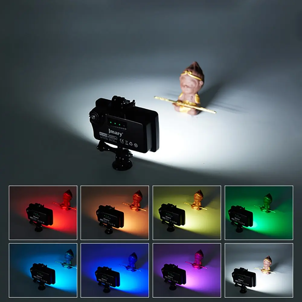 Jmary FM-72RGB IPX8 Su Altı Kamera Işığı, 5000 LUX RGB