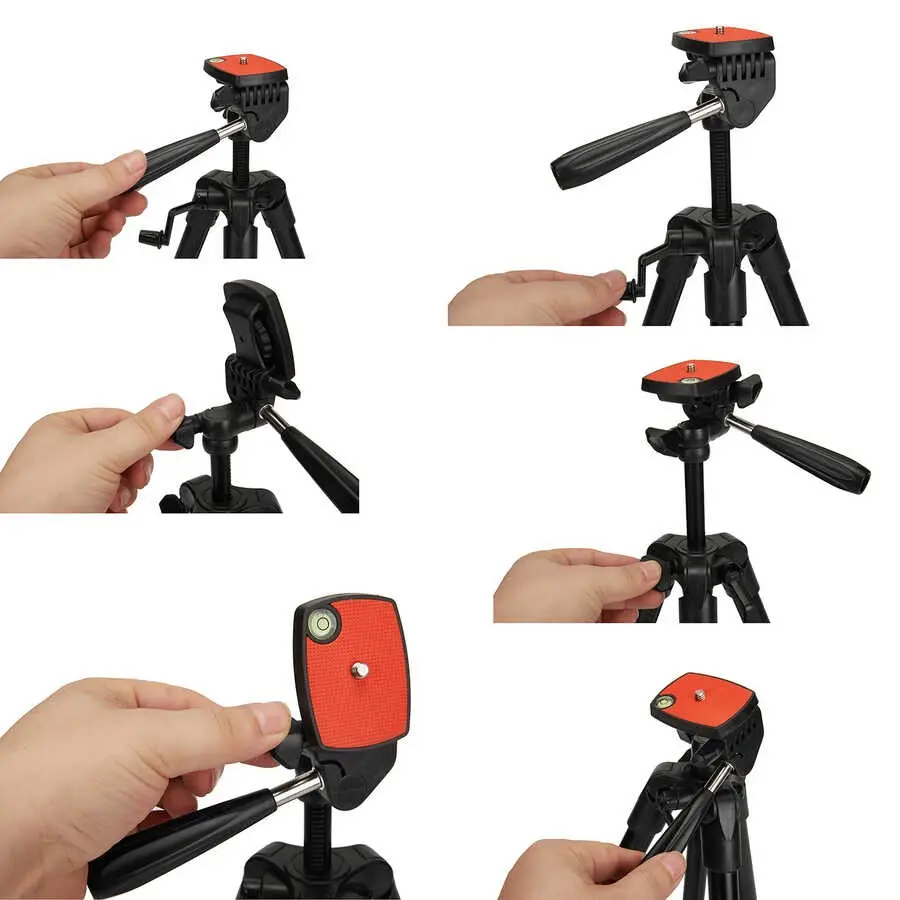 Jmary KP-2205 Tripod, 134 cm Yükseklik ve 360 Derece Dönebilen Başlık