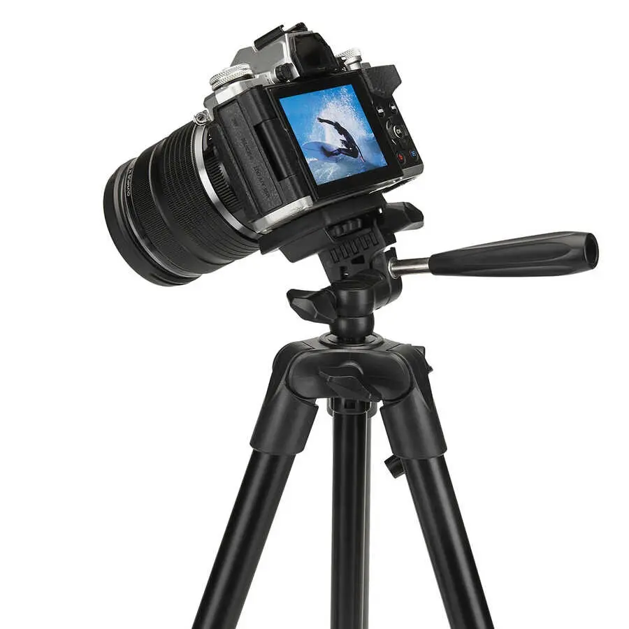 Jmary KP-2205 Tripod, 134 cm Yükseklik ve 360 Derece Dönebilen Başlık