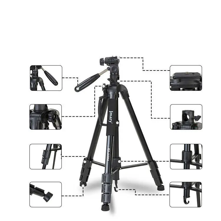 Jmary KP2294 Tripod, Monopod ve Panoramik Başlıklı Alüminyum Tripod