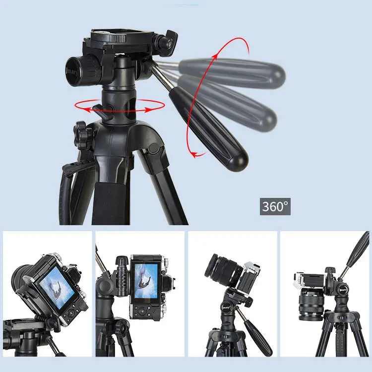 Jmary KP2294 Tripod, Monopod ve Panoramik Başlıklı Alüminyum Tripod