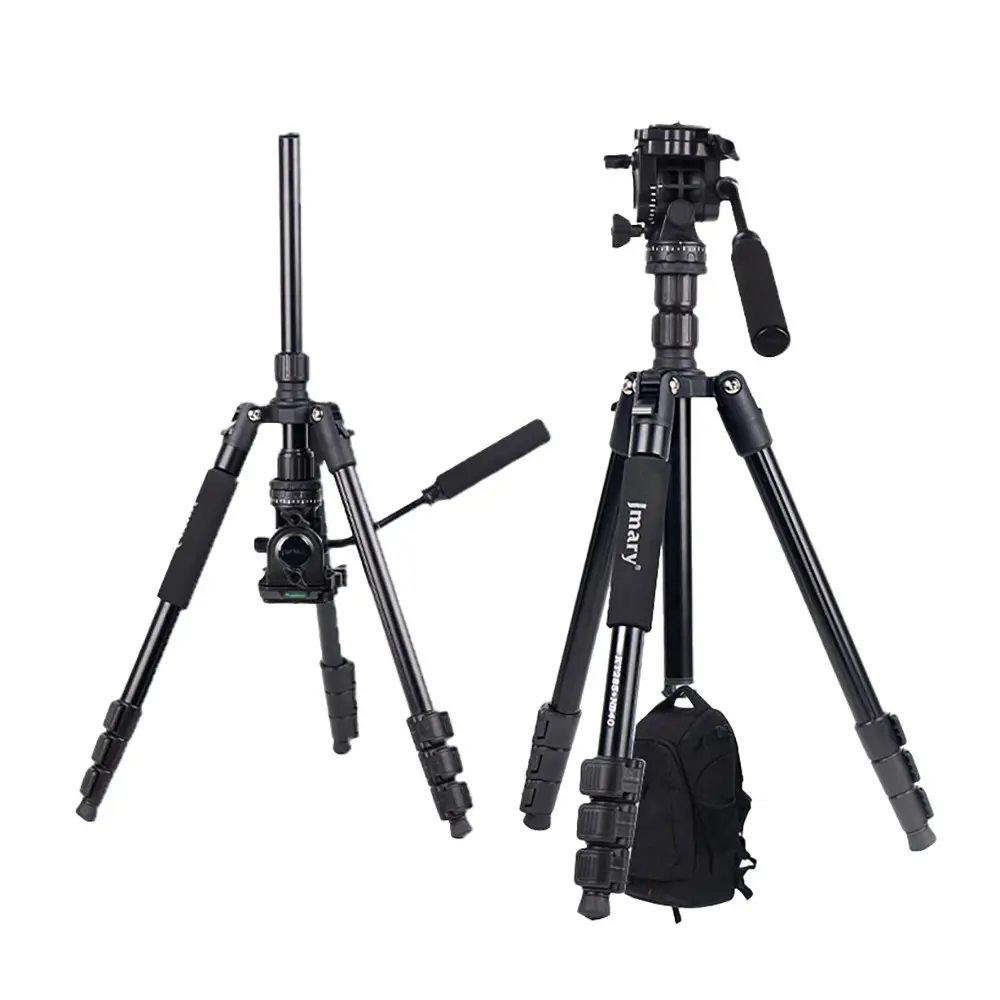 Jmary KT285+NB50 Ayarlanabilir Başlıklı Tripod, 175 cm ve 3 kg Taşıma Kapasiteli
