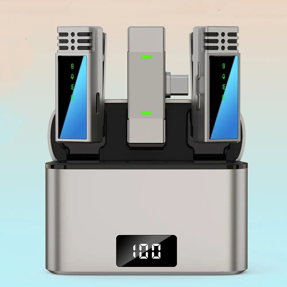 Jmary MW-15 Lightning Portlu Kablosuz Yaka Mikrofonu, 2.4GHz