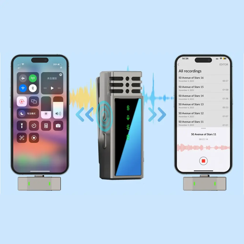 Jmary MW-15 Lightning Portlu Kablosuz Yaka Mikrofonu, 2.4GHz