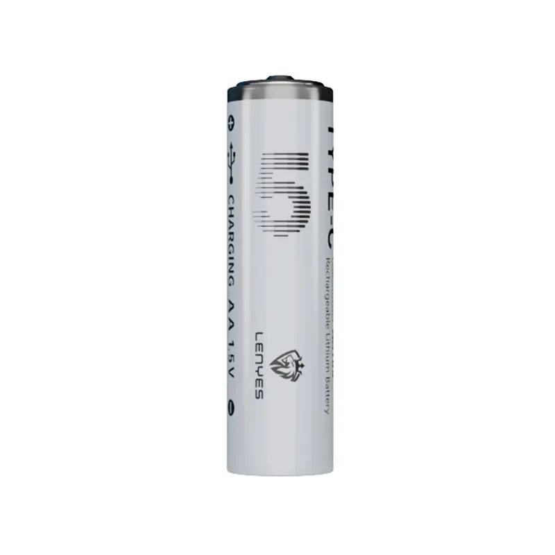 Lenyes AA105 Type-C Şarjlı AA Lityum-ion Pil, 2800mWh 1.5V, 2 Adet