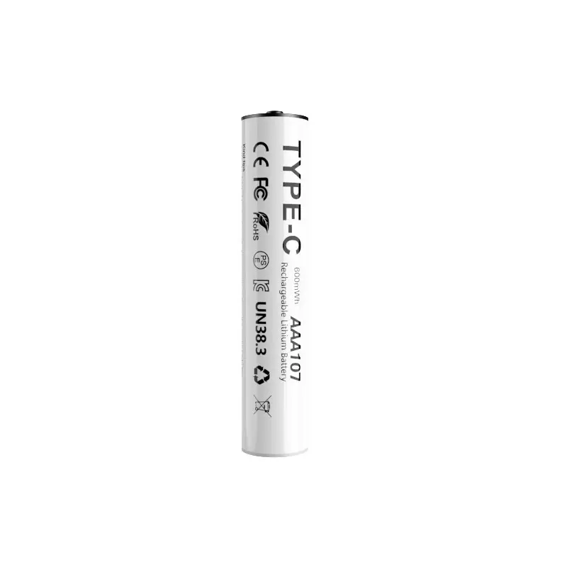Lenyes AAA107 Type-C Şarj Portlu Şarj Edilebilir AAA Pil, 2 Adet