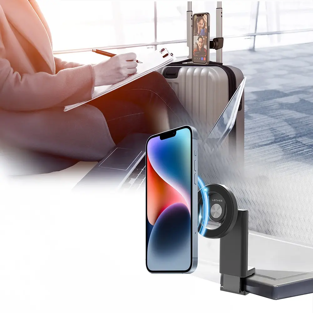 Lenyes CR187 Oynar Başlıklı Manyetik Masa Telefon Tutucu