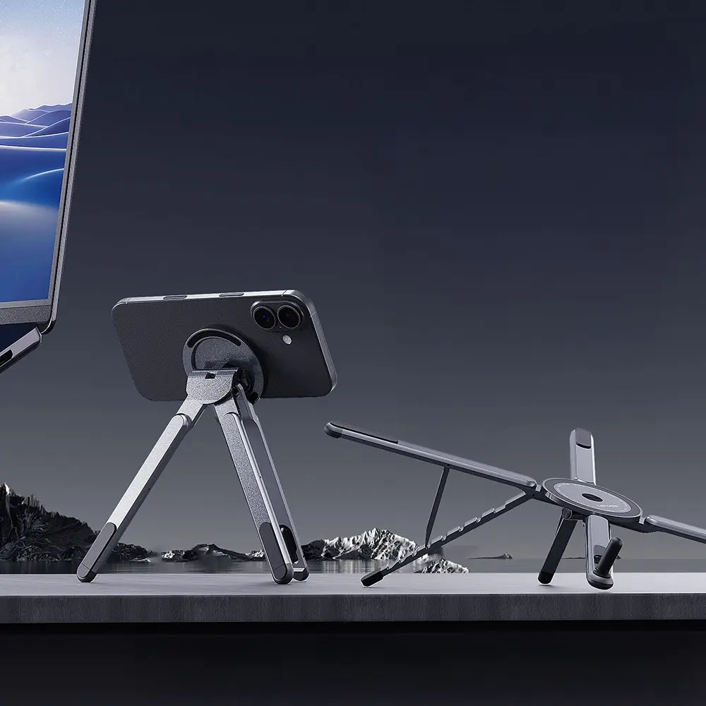 Lenyes CR206 8 Kademeli Manyetik Laptop, Tablet ve Telefon Standı