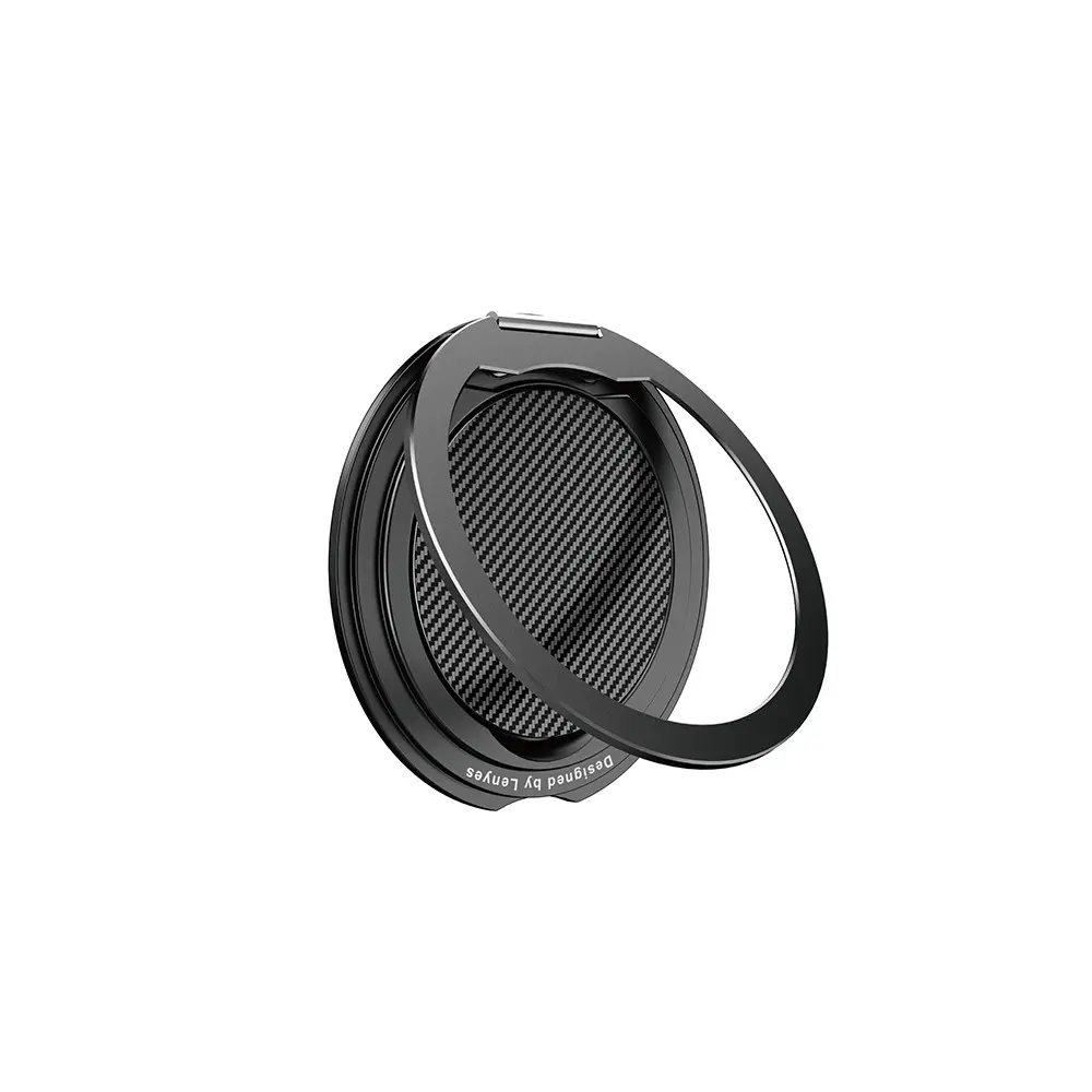Lenyes CR212 Aramid Fiber 360 Derece Dönebilen Magnetik Ring Stand Telefon Tutucu