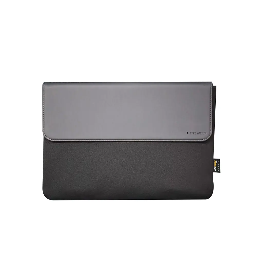 Lenyes LB503 Darbe Emici Su Geçirmez PU Cordura Kumaş 13-14 inç Laptop Çantası