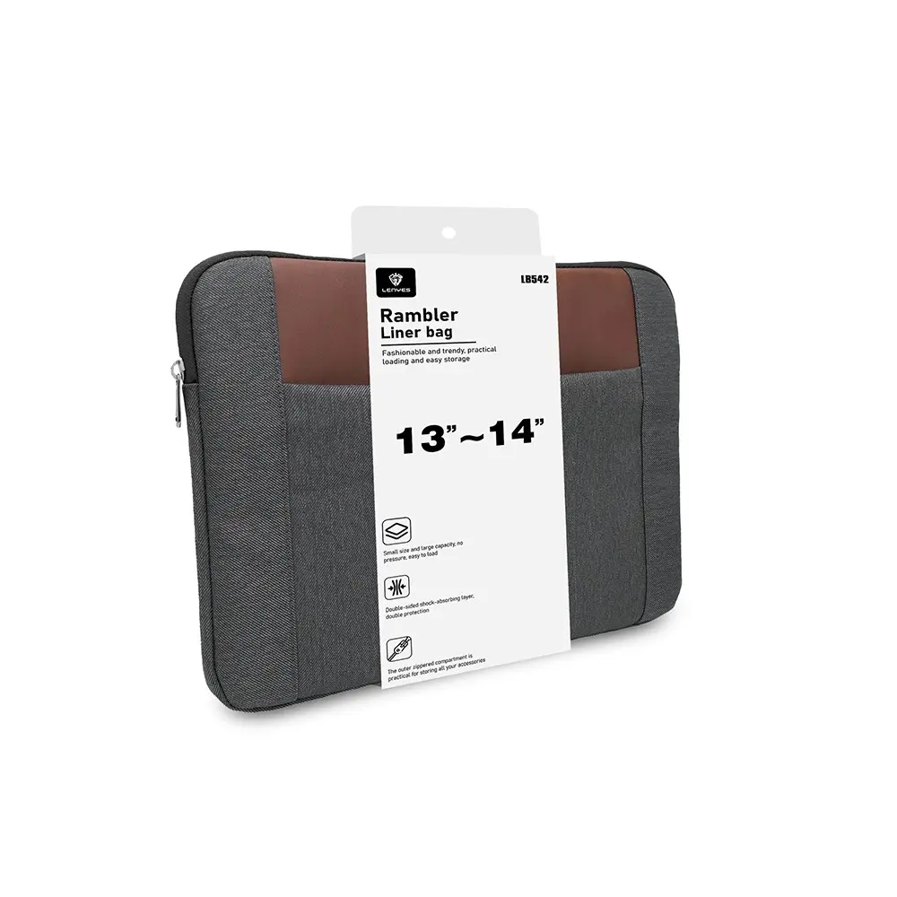 Lenyes LB542 Rambler Serisi Su Geçirmez Polyester Kumaş 13-14 inç Laptop Çantası