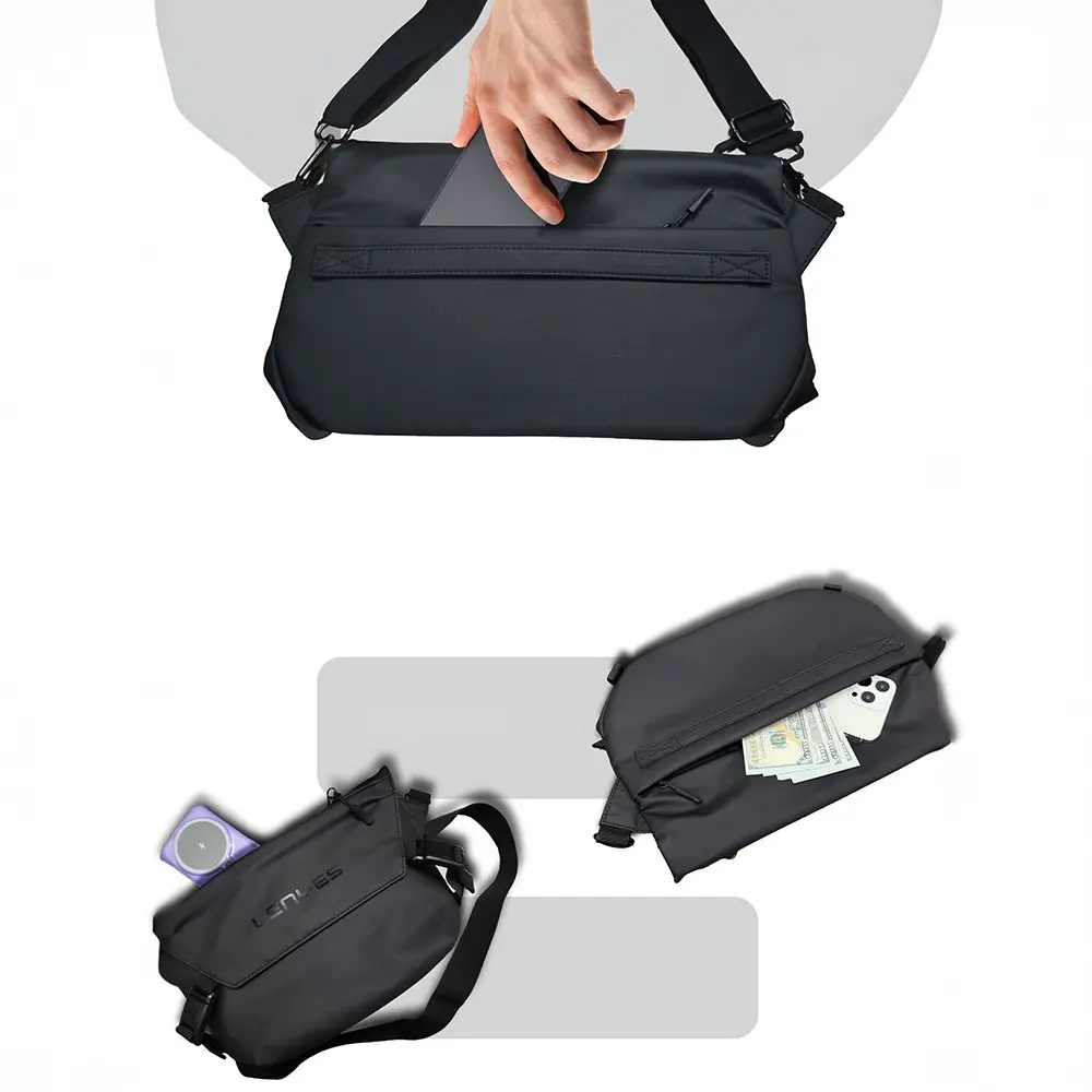 Lenyes LB563 Dreamer Crossbody Su Geçirmez Deri Çapraz Vücut Çantası