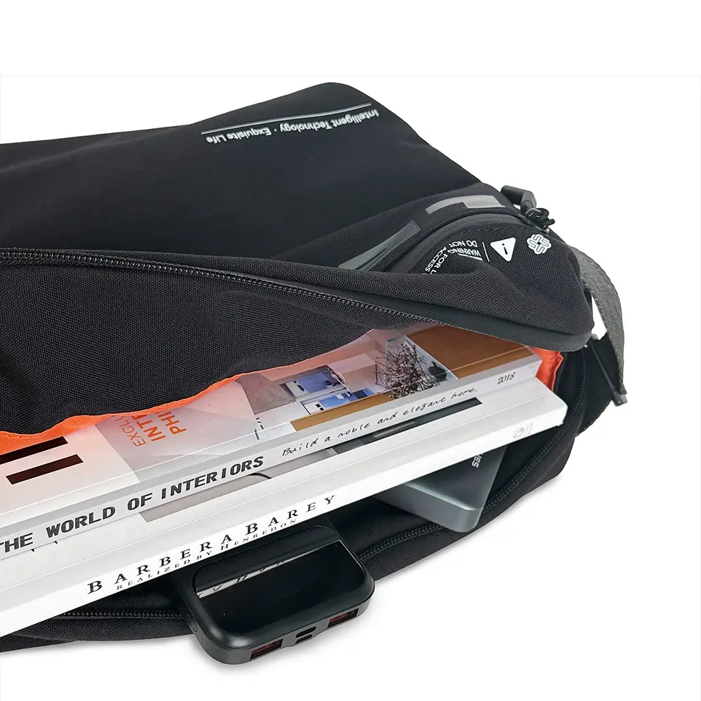 Lenyes LB594 Innovator Crossbody Çapraz Vücut Çantası, Manyetik Tokalı ve Su İtici