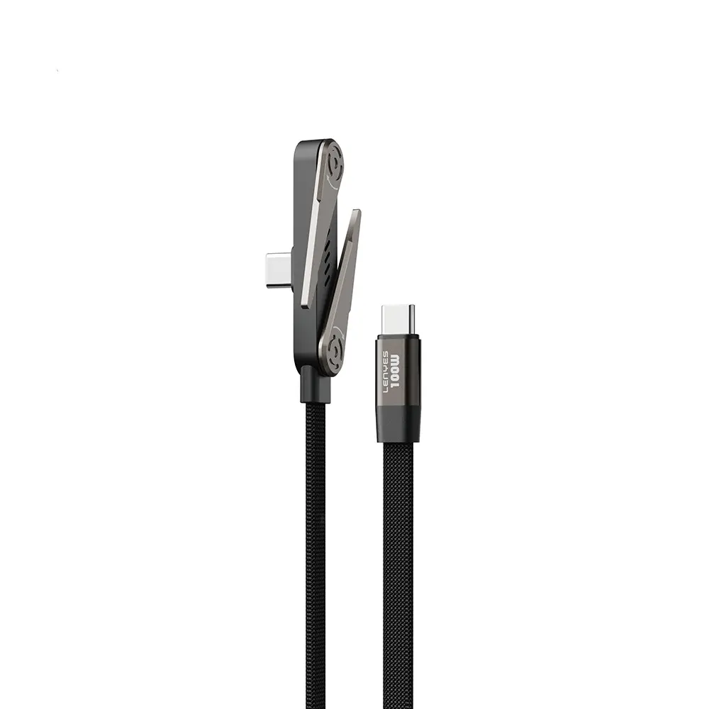 Lenyes LC553 Type-C to Type-C 100W Data ve Şarj Kablosu, Standlı 1 m