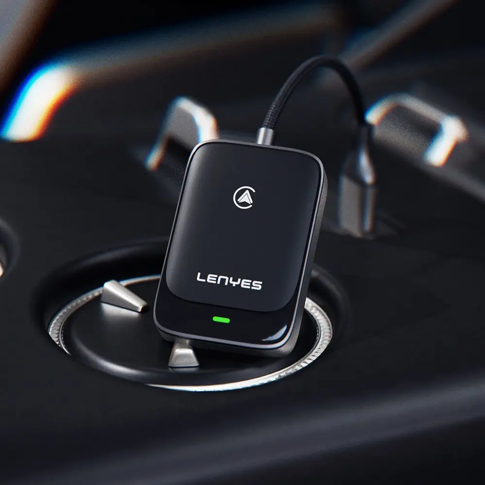 Lenyes LCP03 Bluetooth 5.0 CarPlay ve Android Auto Adaptörü