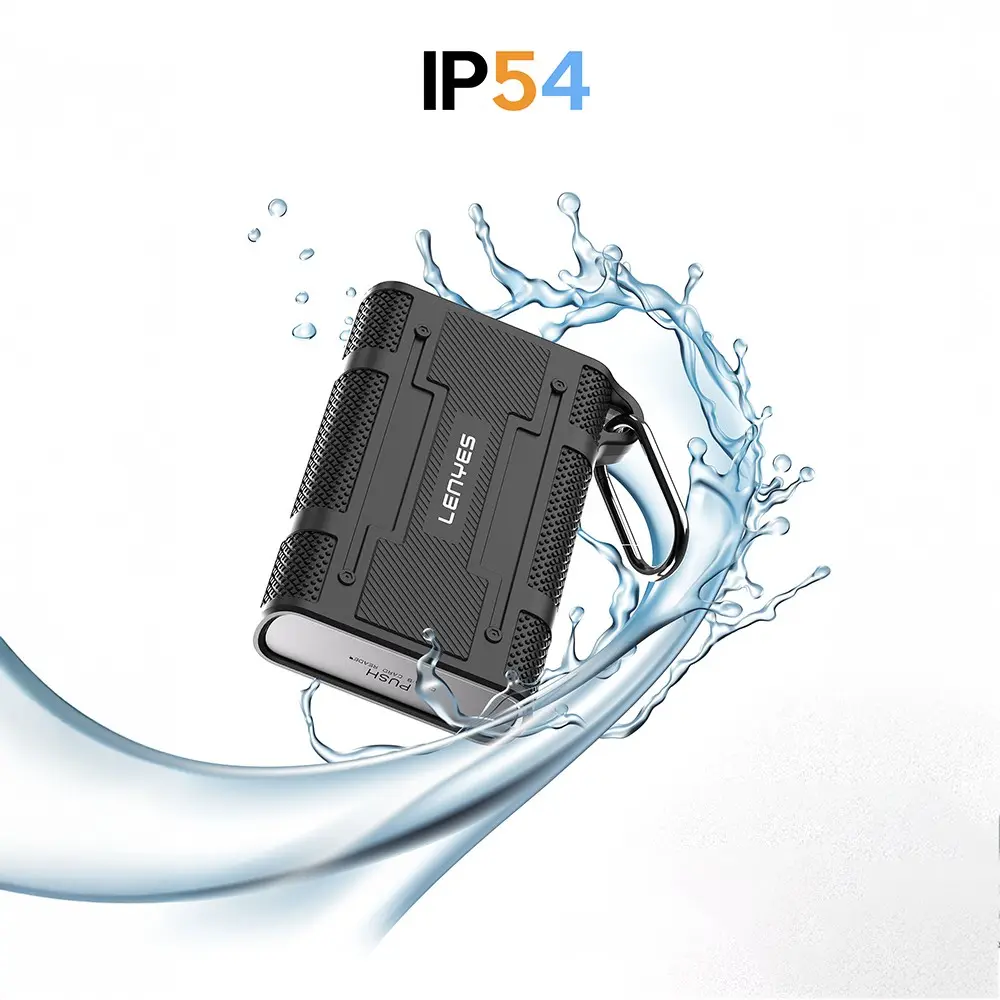 Lenyes LCR04 Type-C Kart Okuyucu, 10 Gbps ve IP54 Su Geçirmez Kutu