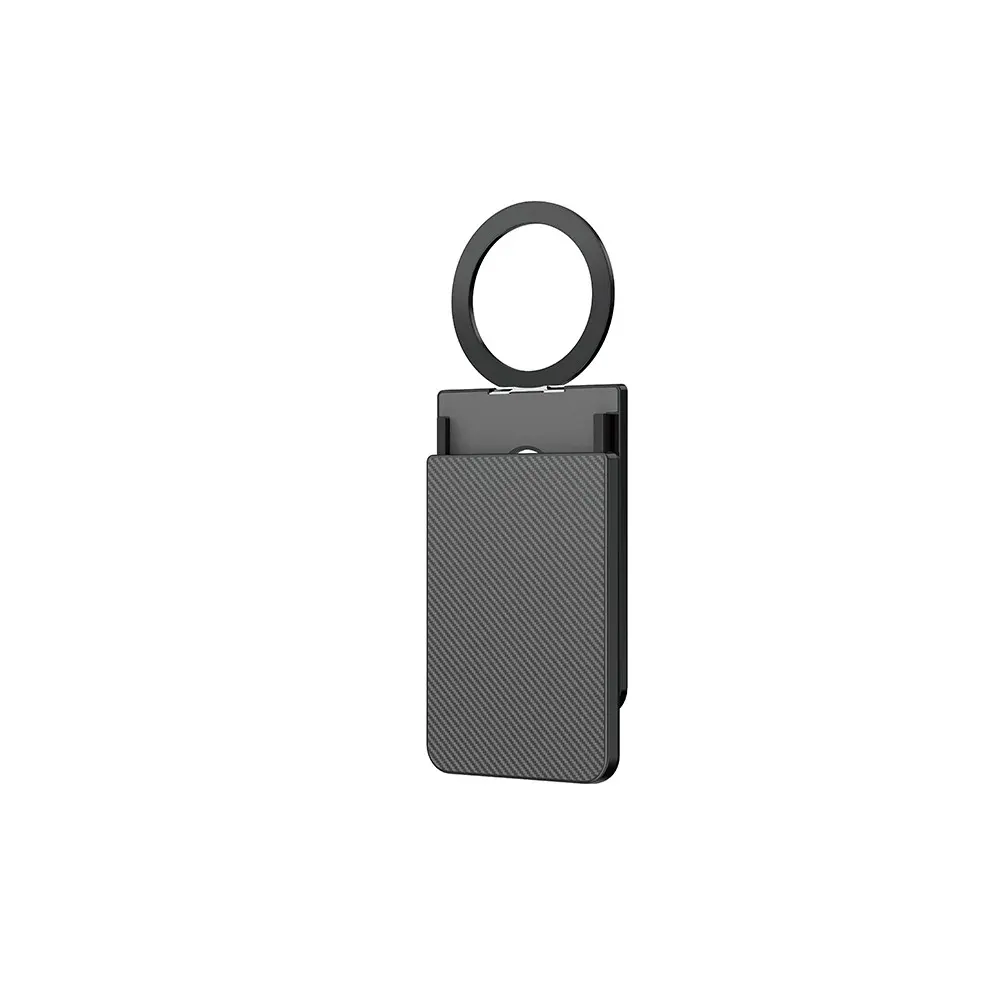 Lenyes LMW103 Sürgü Tasarımlı Magnetik Aramid Fiber Metal Standlı Kartlık